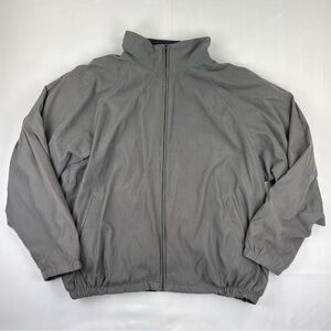 VTG Eagles Ridge Outfitters Jacket Coat Mens  XXL Gray Full Zip High Neck Fleece